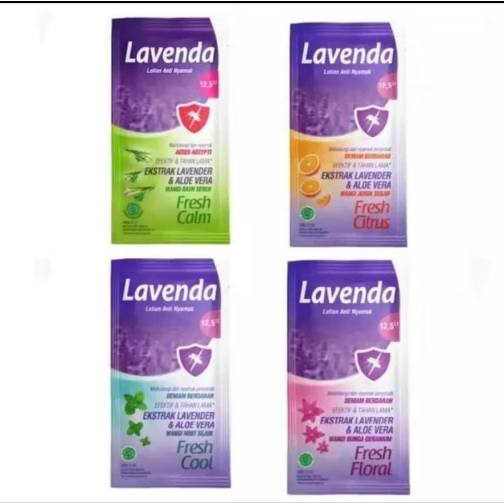 LAVENDA LOTION ANTI NYAMUK 48SACHET