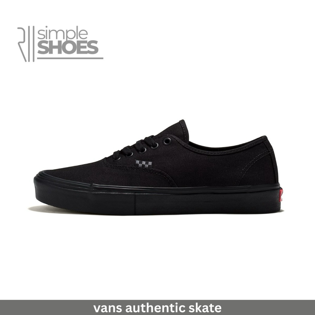 VANS AUTHENTIC SKATEBOARDING FULL BLACK 100%ORIGINAL