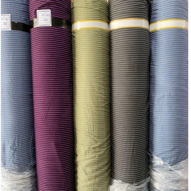 kain katun rayon premium-rayon viscose motif salur kecil kecil-motif salur viral-beseller-harga per 