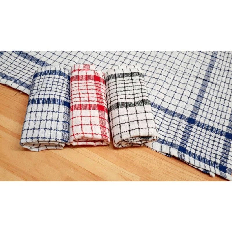 Lap dapur 1 lusin / lap kotak / lap kain / kain lap murah / serbet kain / serbet lap / lap serbet la