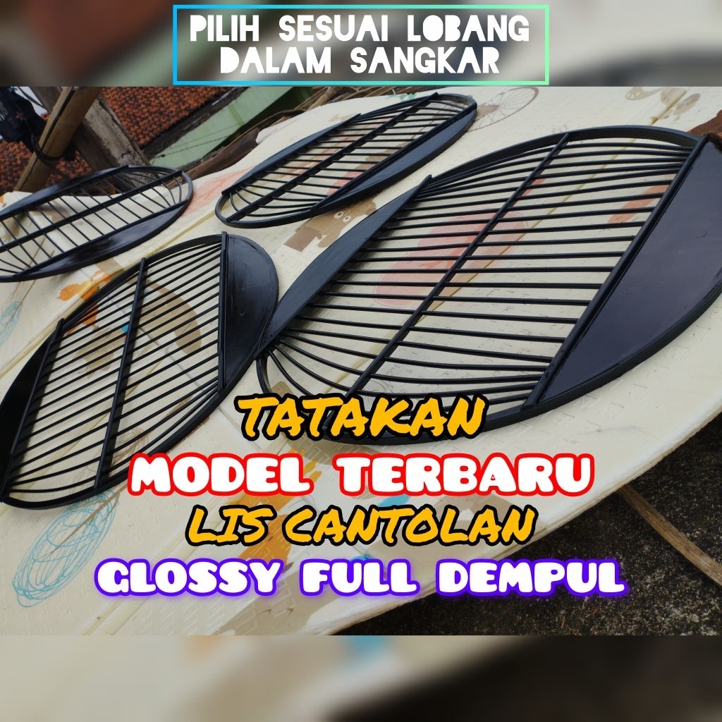 Moder Terbaru Tatakan Ancak/Angsang/Sangsang Sangkar No 1, 2, 3, 4, 5, 6 Ukuran Lengkap Murai, jalak