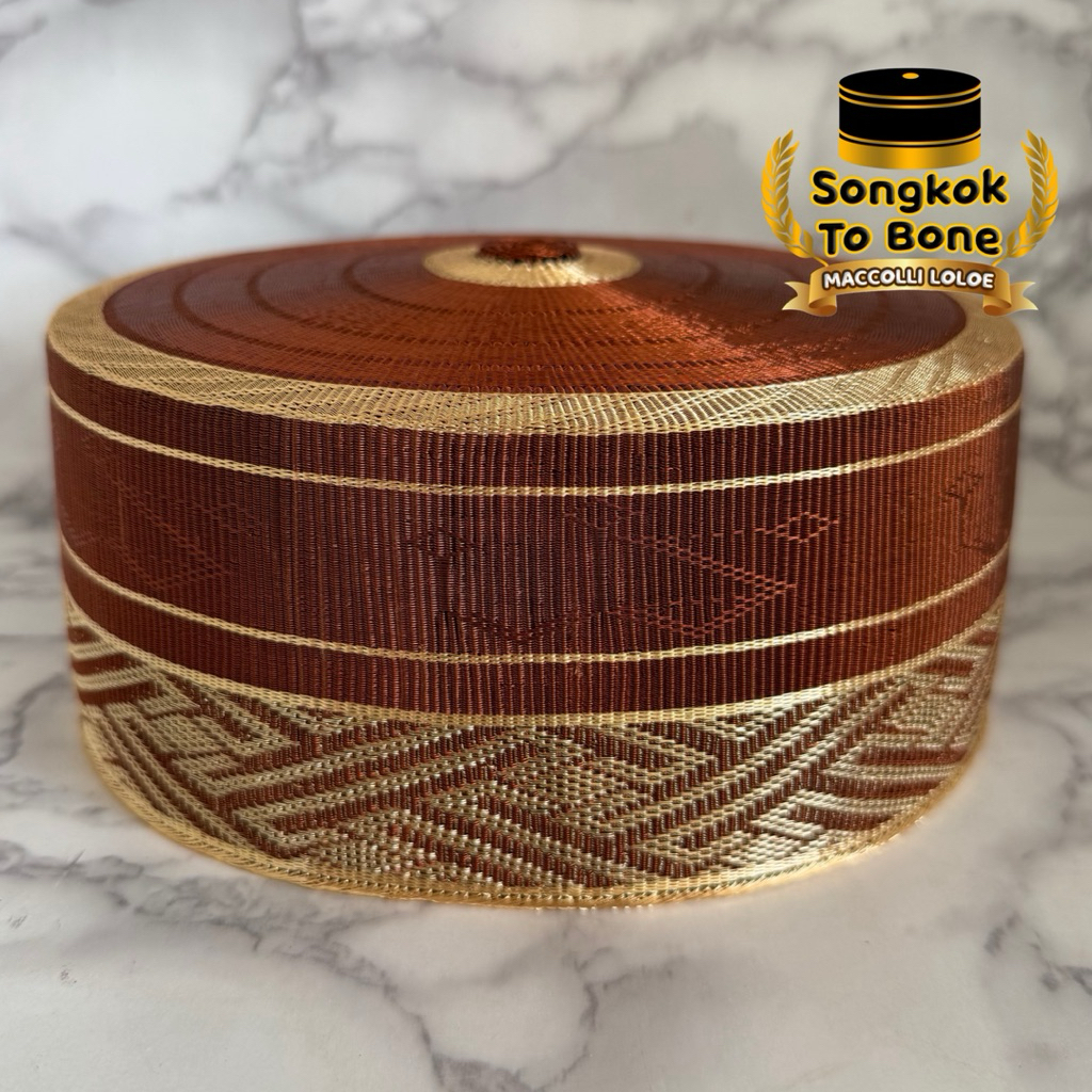 Songkok Recca Tembaga Super Premium - Songkok Bugis - Songkok To Bone