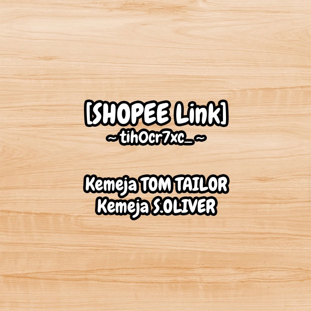 [Link Shopee - tih0cr7xc_] Kemeja Pria Lengan Panjang TOM TAILOR & S.OLIVER