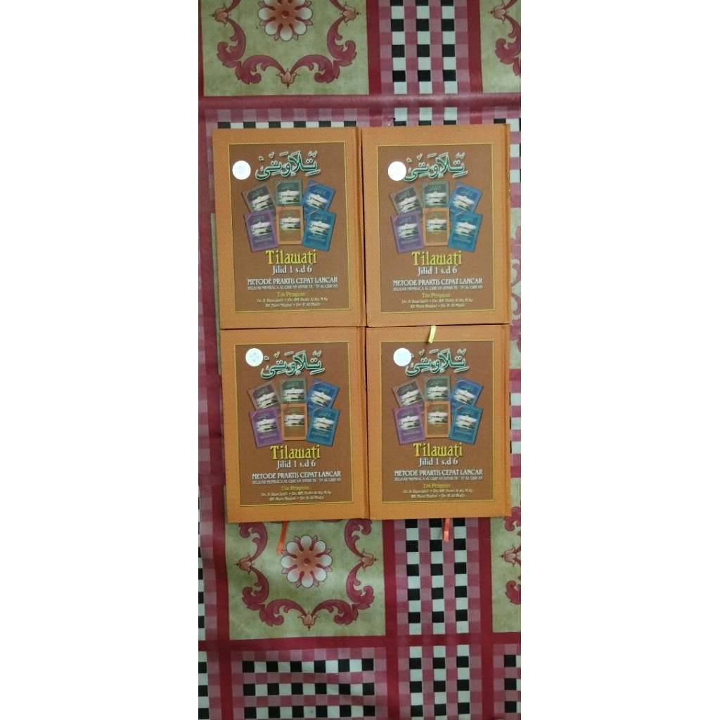 (READY) TILAWATI JILID 1-6 HARD COVER ORIGINAL SAMPUL TEBAL