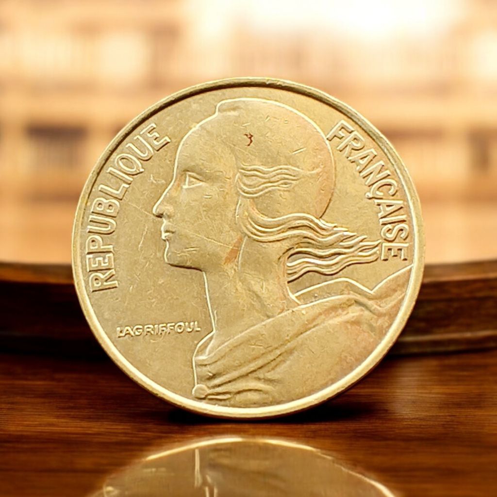 Koin asing Prancis 10 Centimes 1992