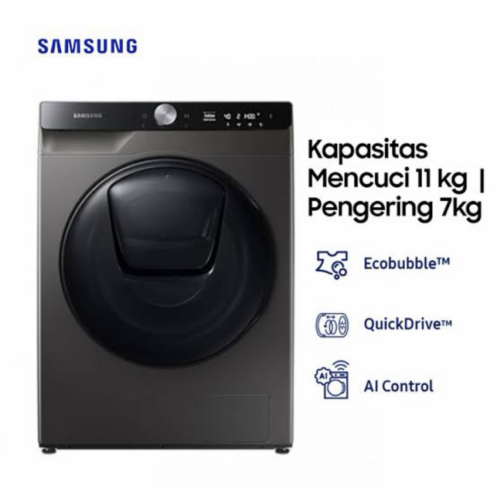 MESIN CUCI SAMSUNG FRONT LOADING WD11754DBX (SECOND)