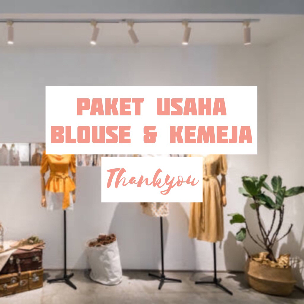 PAKET USAHA | 10KG | BAJU WANITA ATASAN KATUN
