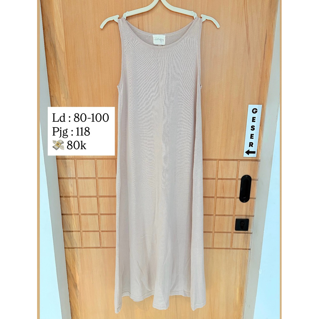 Preloved Long Dress Knit Coksu