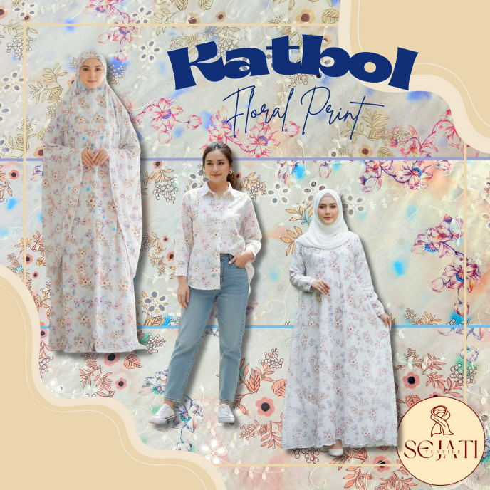 Kain Katbol Katun Bordir Bolong Premium Motif Bunga Print Halus Murah Per Setengah Meter Untuk Blous