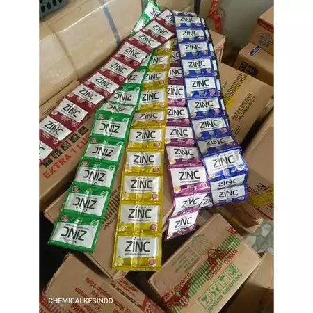 Shampo Zinc Sachet 4 Renceng isi 96 pcs | Shampo Zinc Murah | Shampo Rambut Zinc sachet