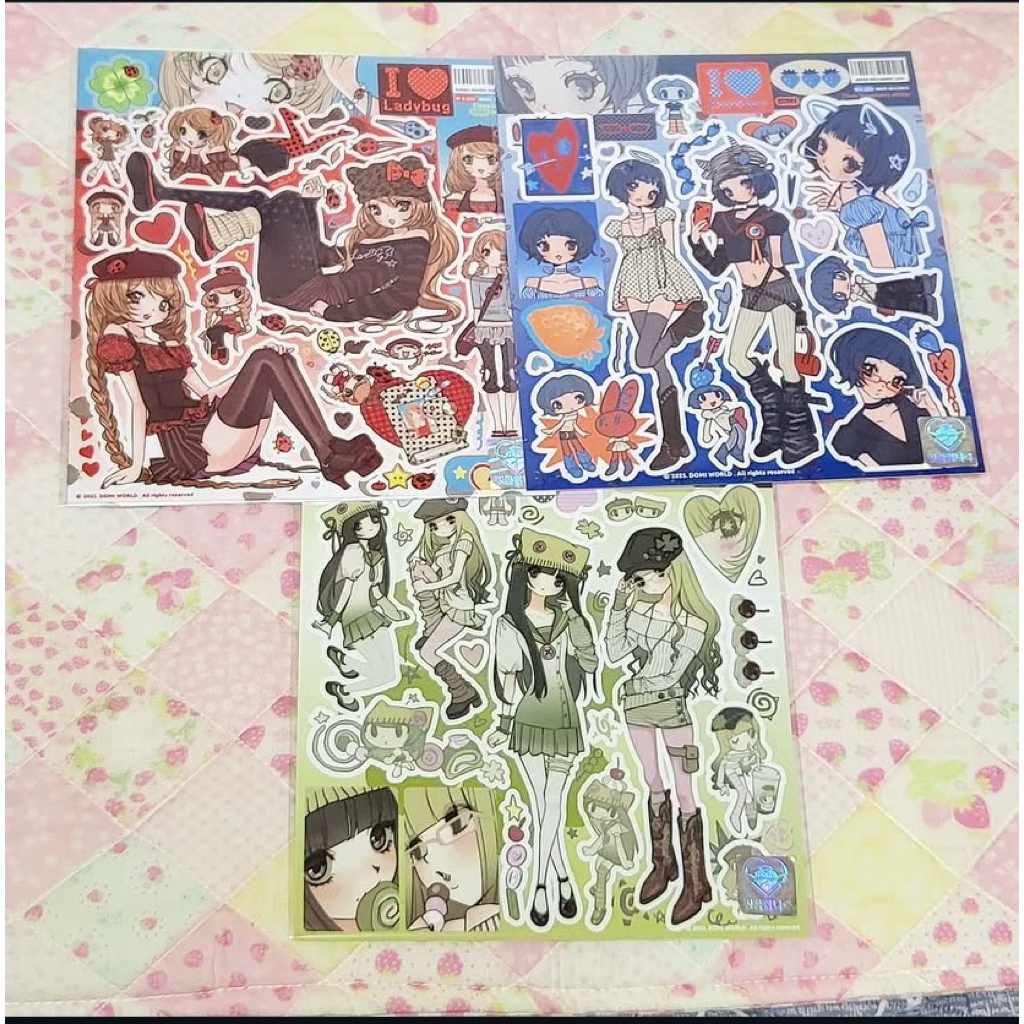 DOMI WORLD STICKER KOREAN