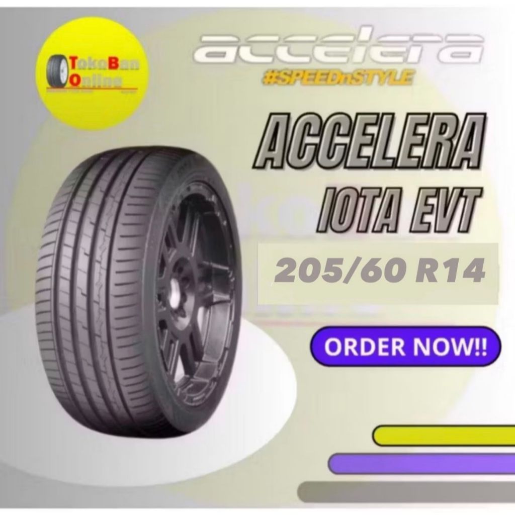 Ban Accelera 205/60R14 205/60/14 20560R14 205/60 R14 20560 R14 R 14 IOTA EVT