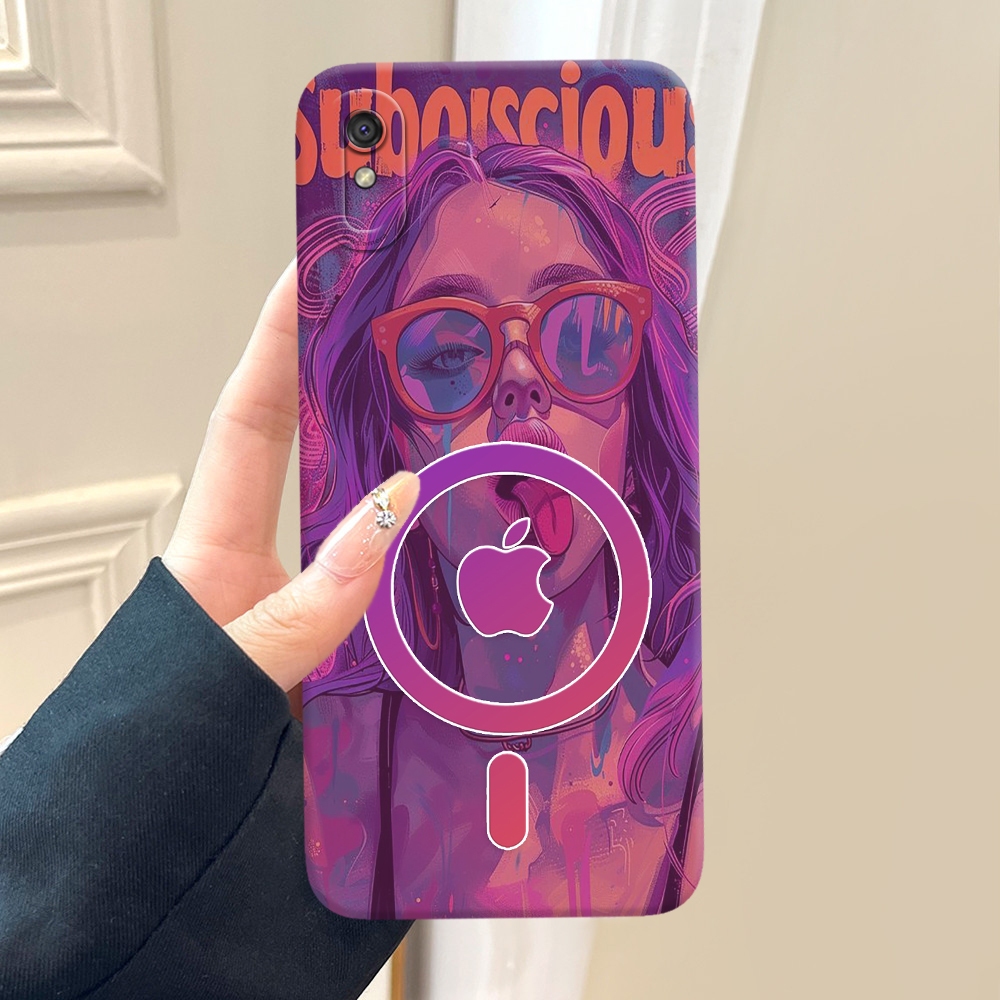 Premium Casing Hp Untuk XIAOMI REDMI 9A / 9i Desain GADIS HIPHOP RING IPHONE - Case Silikon Softcase