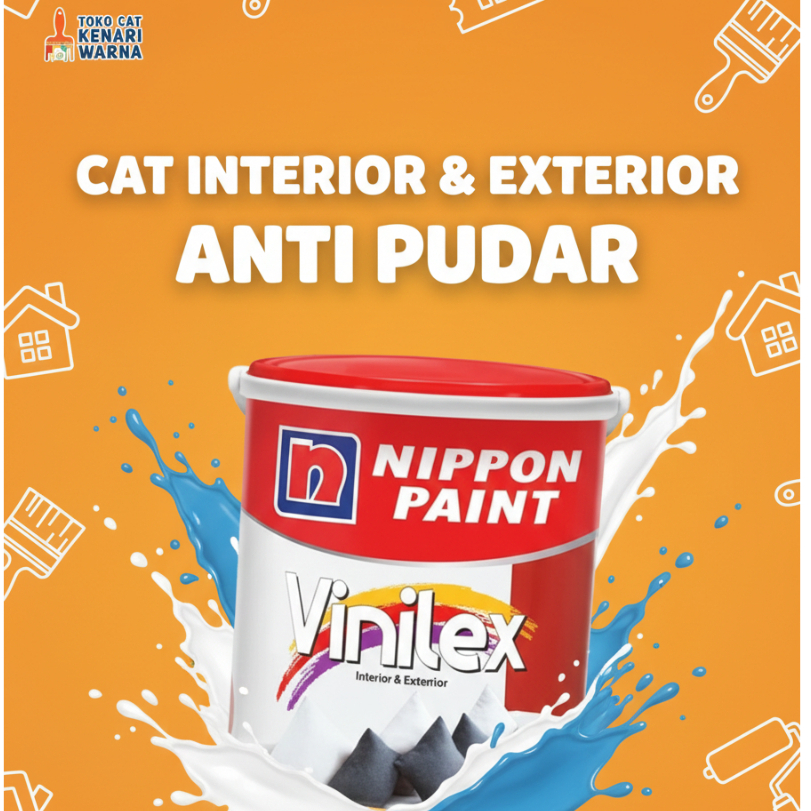 Nippon Paint - Nippon Vinilex (Ready Mix) -25kg- Cat Tembok Interior & Eksterior