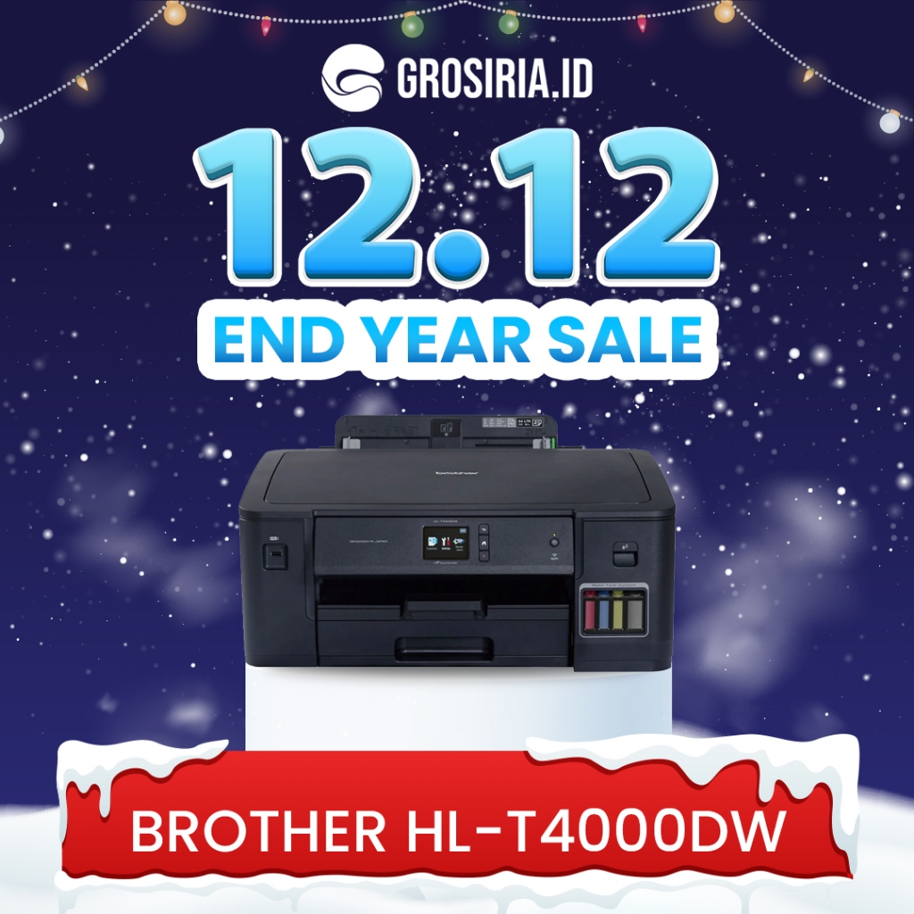 BROTHER Printer HL-T4000DW A3 Wireless Inkjet Printer BROTHER A3 Inkjet Printer Wireless Duplex Wifi