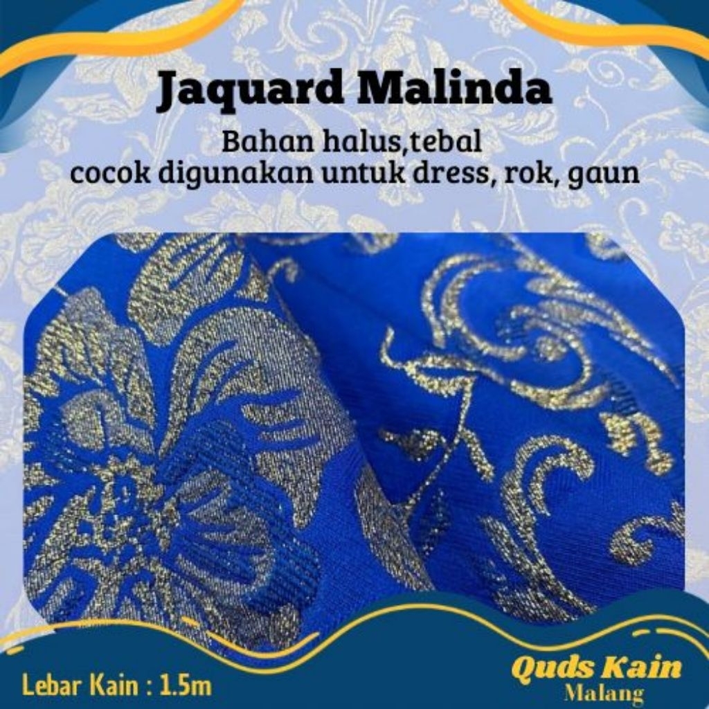 Kain Jacquard Malinda Motif Bunga