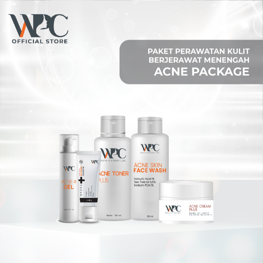 Acne Care Series Wijaya Platinum  - Paket Perawatan Kulit Berjerawat
