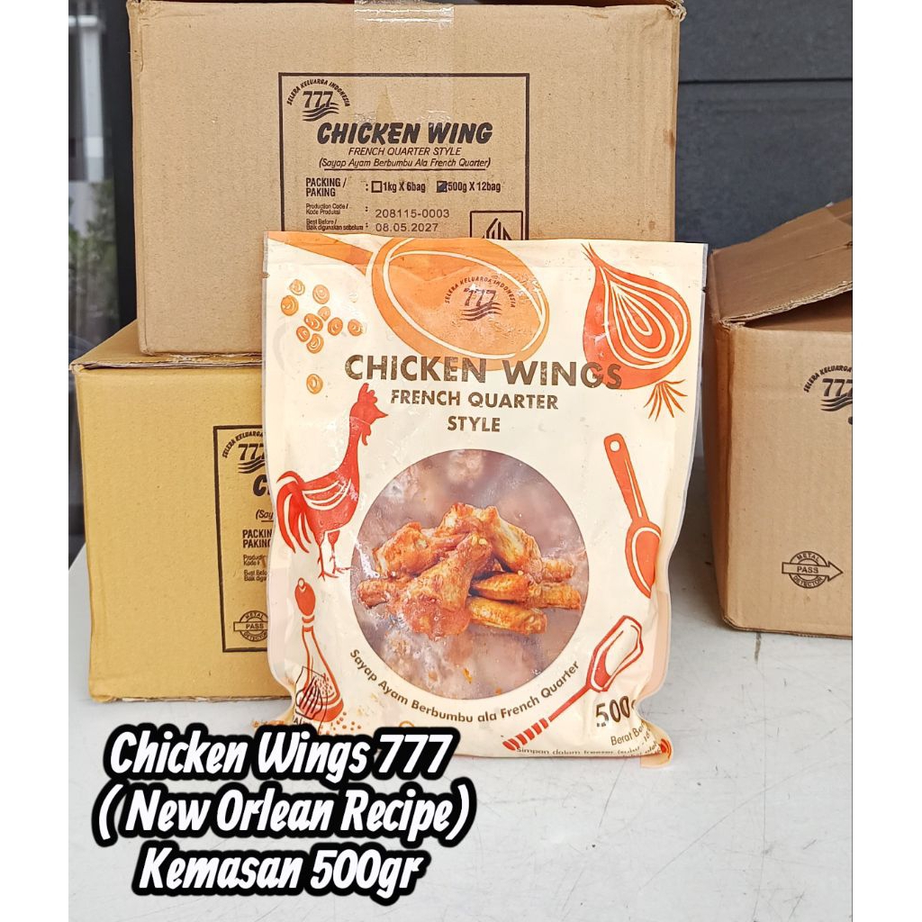 KEMASAN 500gr- Chicken Wings New Orleans Ala PHD / New Orleans Recipe/ Chicken New Orleans