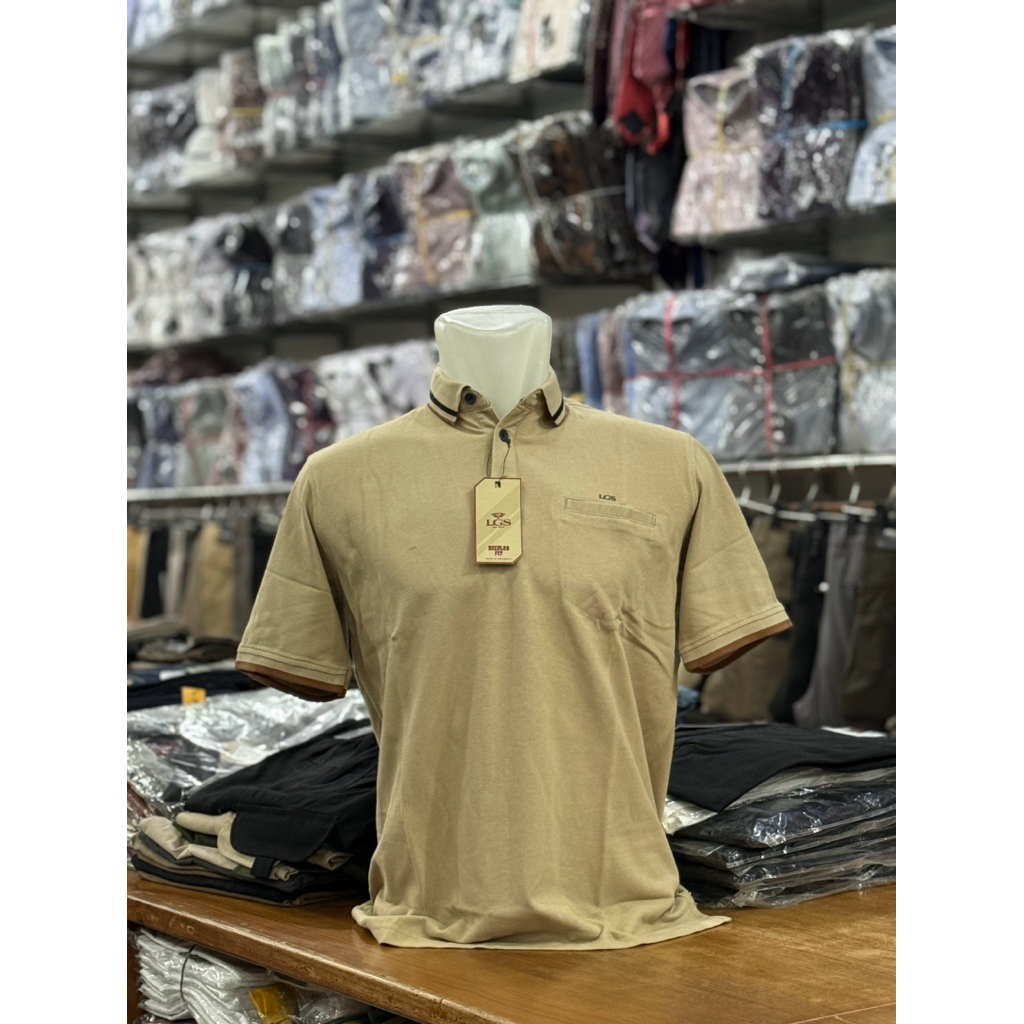 KAOS KRAH LGS ORIGINAL / KAOS POLO / REGULAR FIT / PAKAIAN PRIA DEWASA