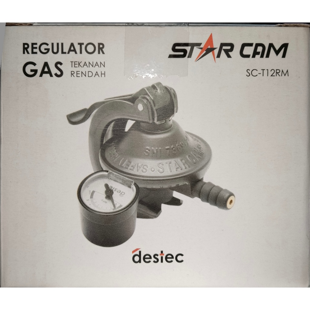 REGULATOR KOMPOR GAS - REGULATOR GAS TEKANAN RENDAH STARCAM SC-T12RM / STARCAM REGULATOR