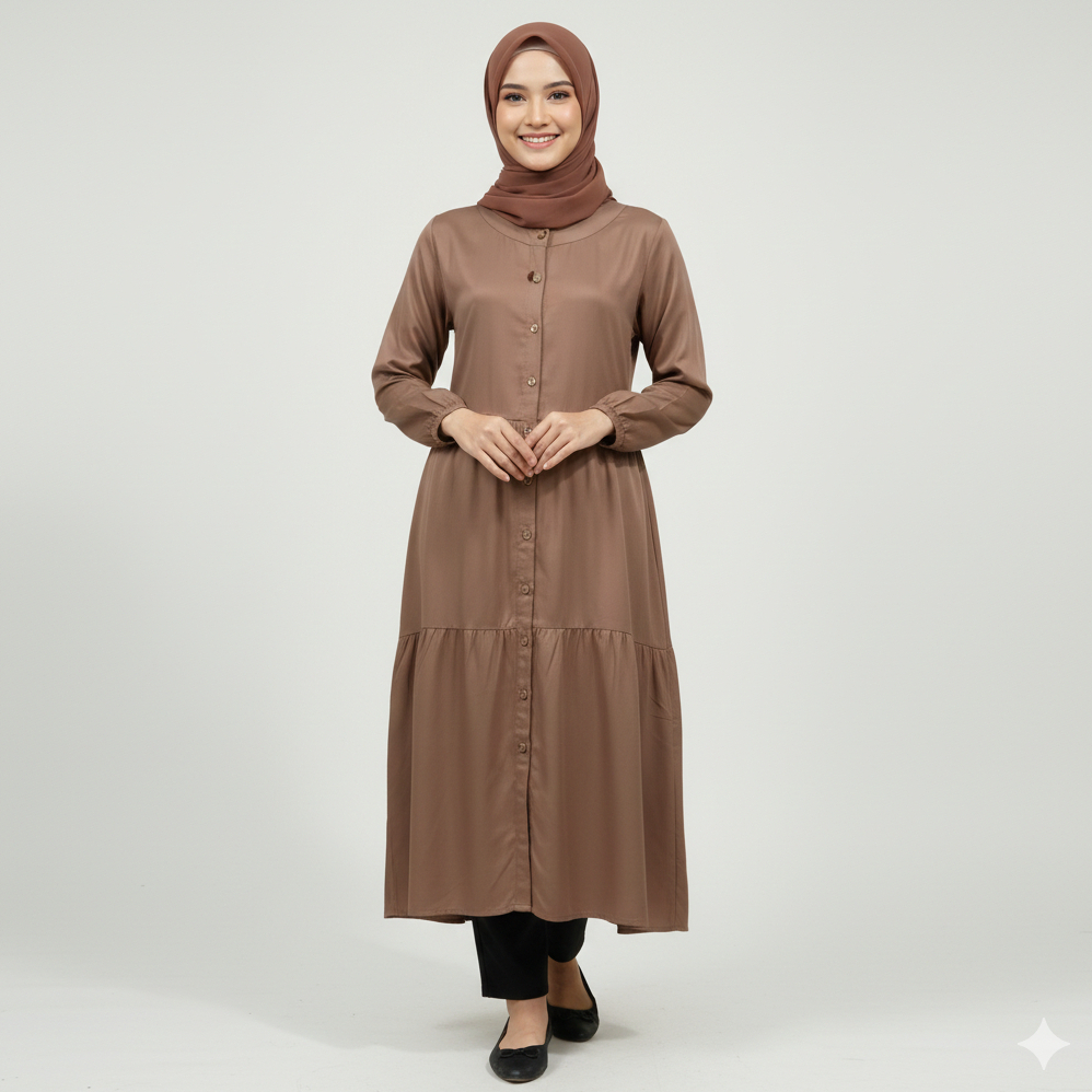 RILLEY - Tunik Naiya | Pakaian Wanita Muslim Atasan Tunik