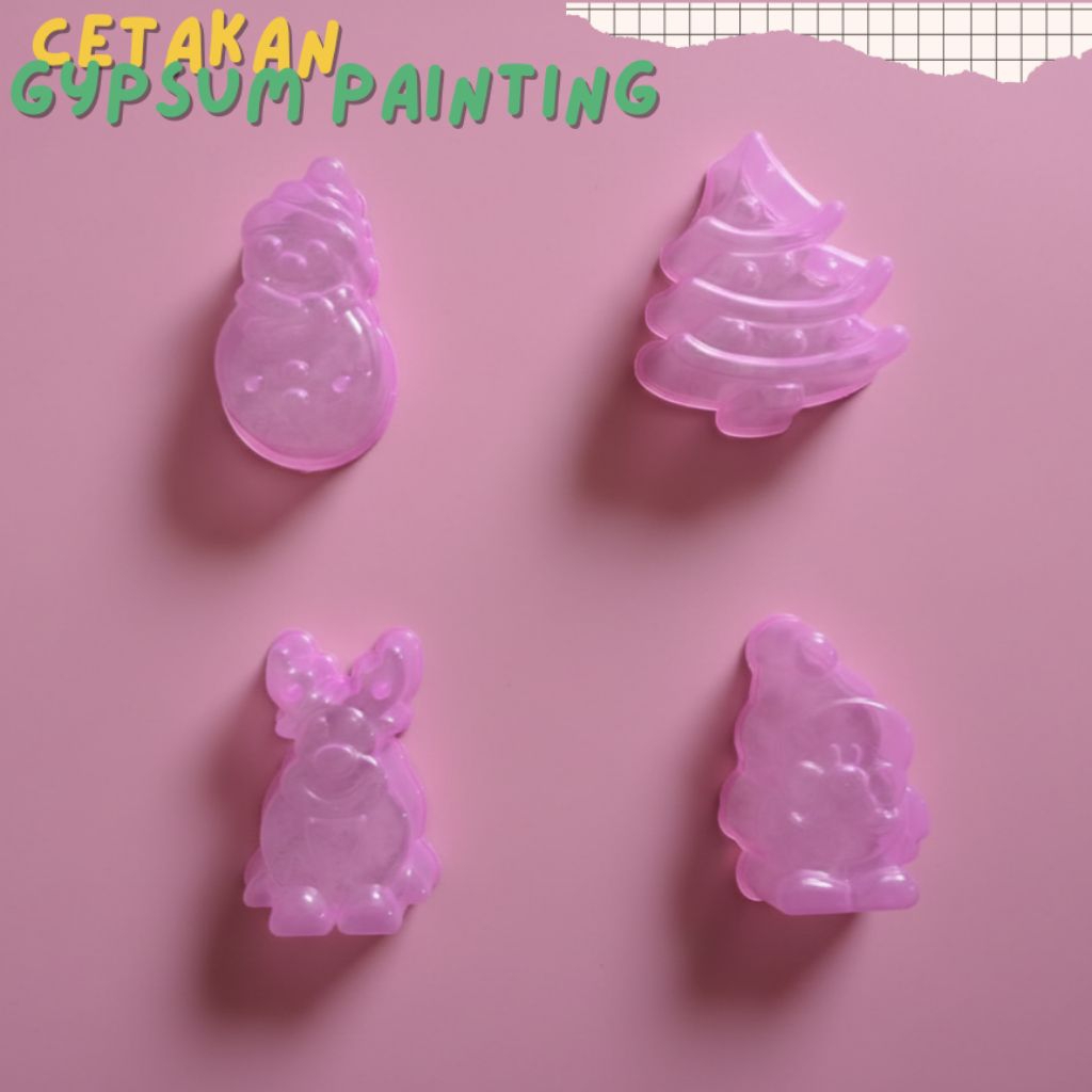 Cetakan Gypsum / cetakan Gypsum karakter / cetakan motif bahan plastik