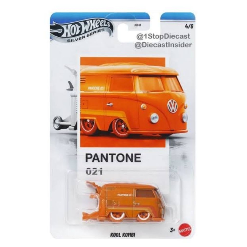 Hot Wheels Silver Pantone (021 VW Kool Kombi)