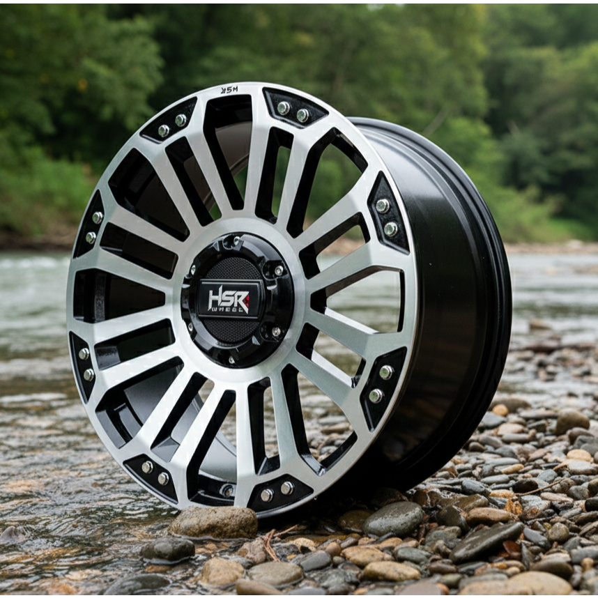 Pelek Mobil Pajero HSR MYTH05 RING 20 LEBAR 9 PCD 6X139,7 RBMFBKOIL