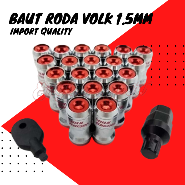 Baut Roda Racing Nut Volk Rays Formula 1.5mm