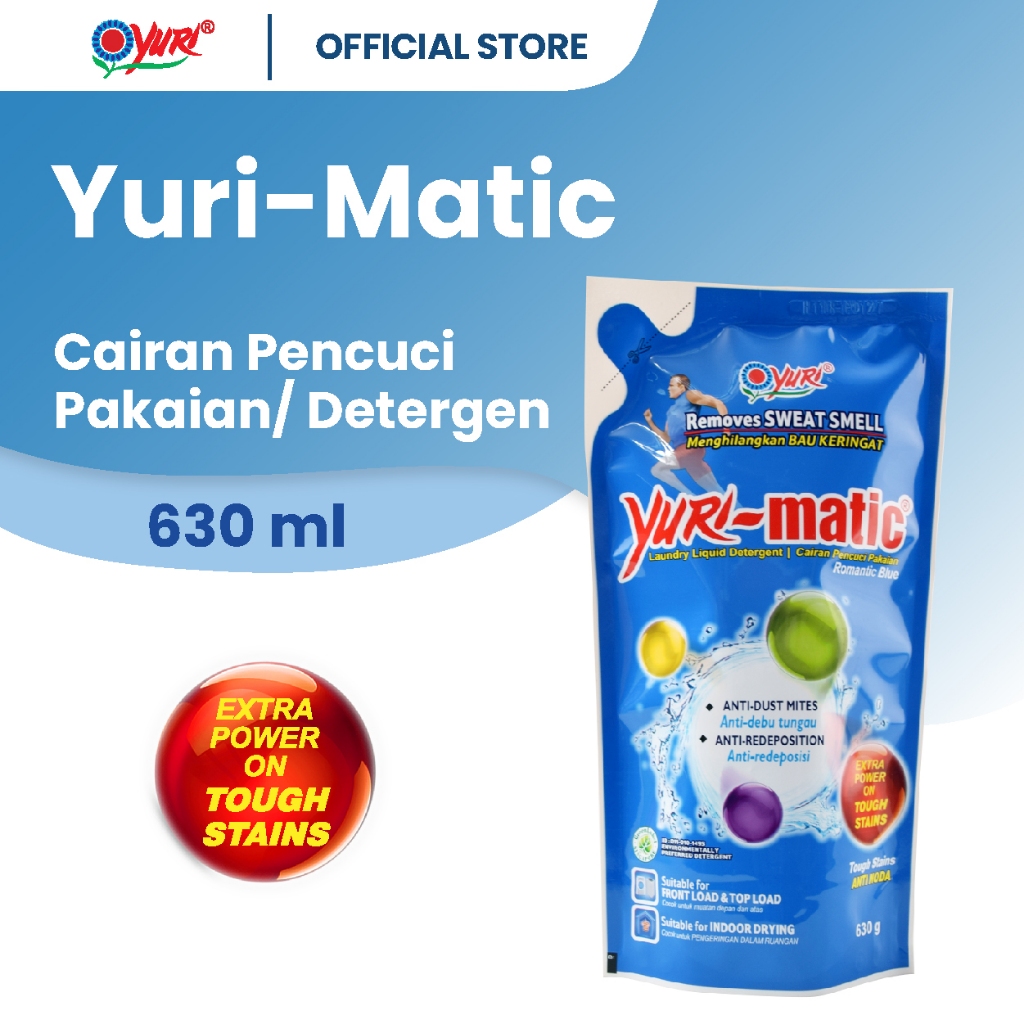 Yuri Matic Deterjen Pakaian 630 gr