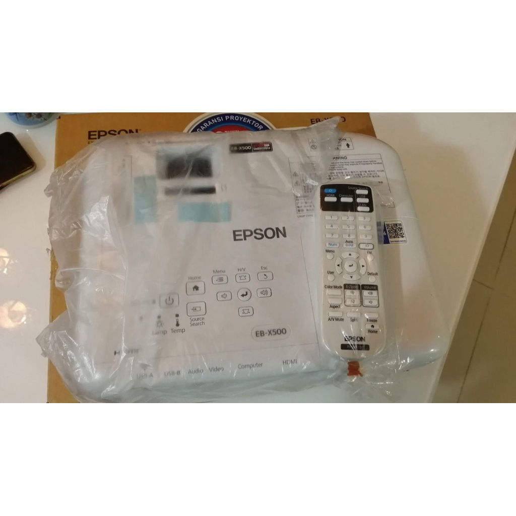 Proyektor Epson EB-X500 | 3LCD | 3300 Lumens | Full Set Original