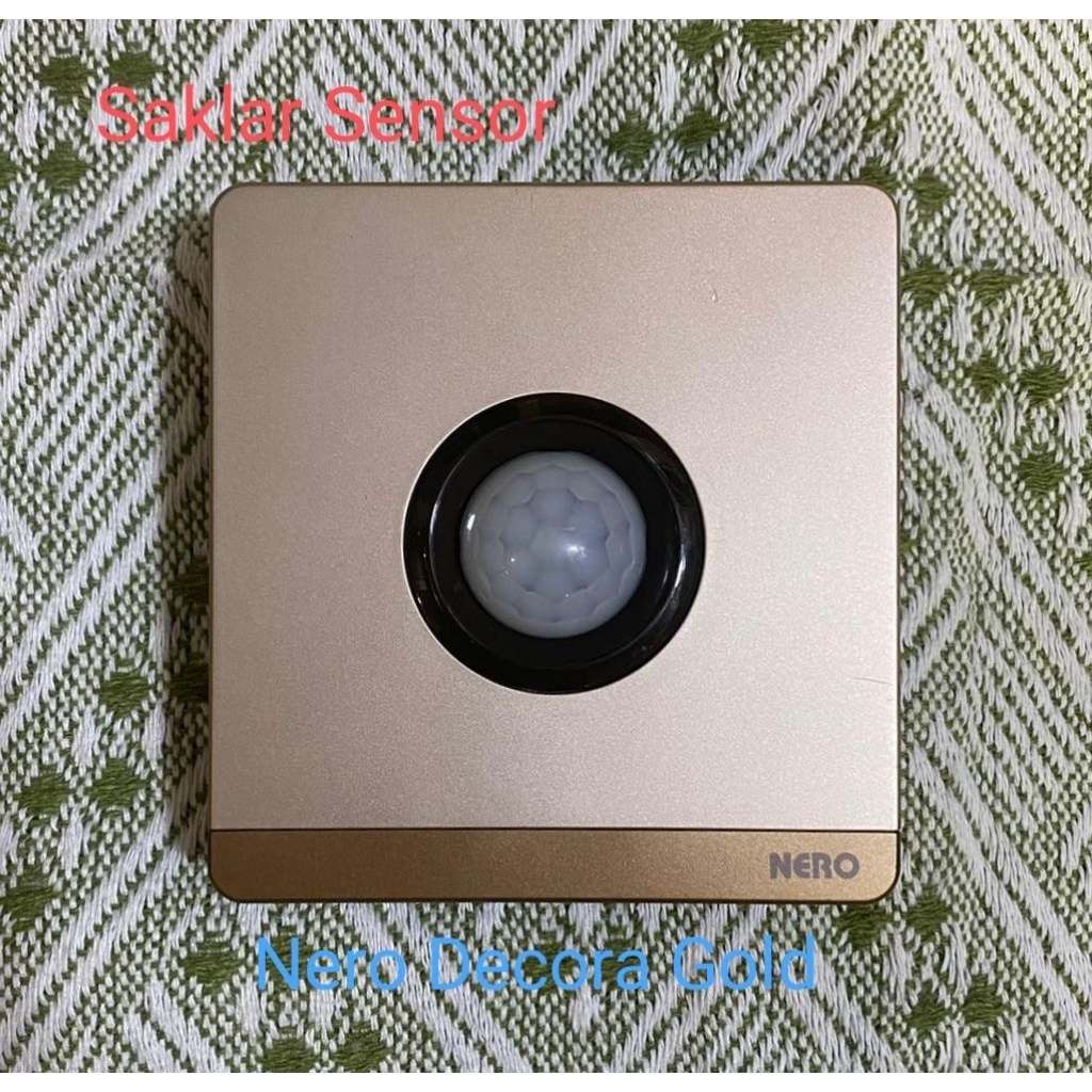 Saklar Nero Decora Warna Gold