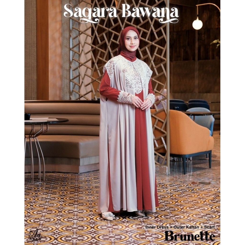 DRESS SAGARA BAWANA/ADEN HIJAB/DRESS NYAMAN ADEN HIJAB/DRESS ADEN SAGARA BAWANa