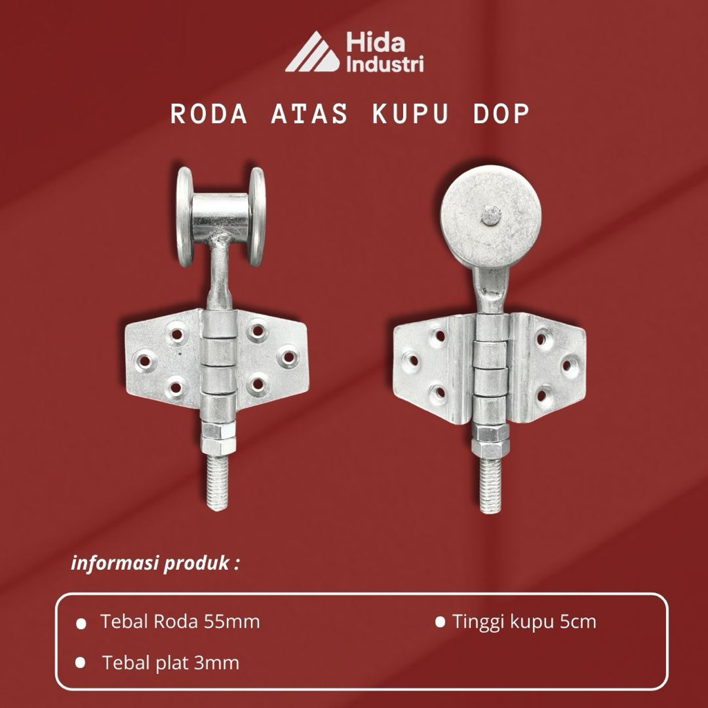 Roda Atas Henderson Kupu Dop Untuk Pintu Henderson | Komponen Pintu Henderson
