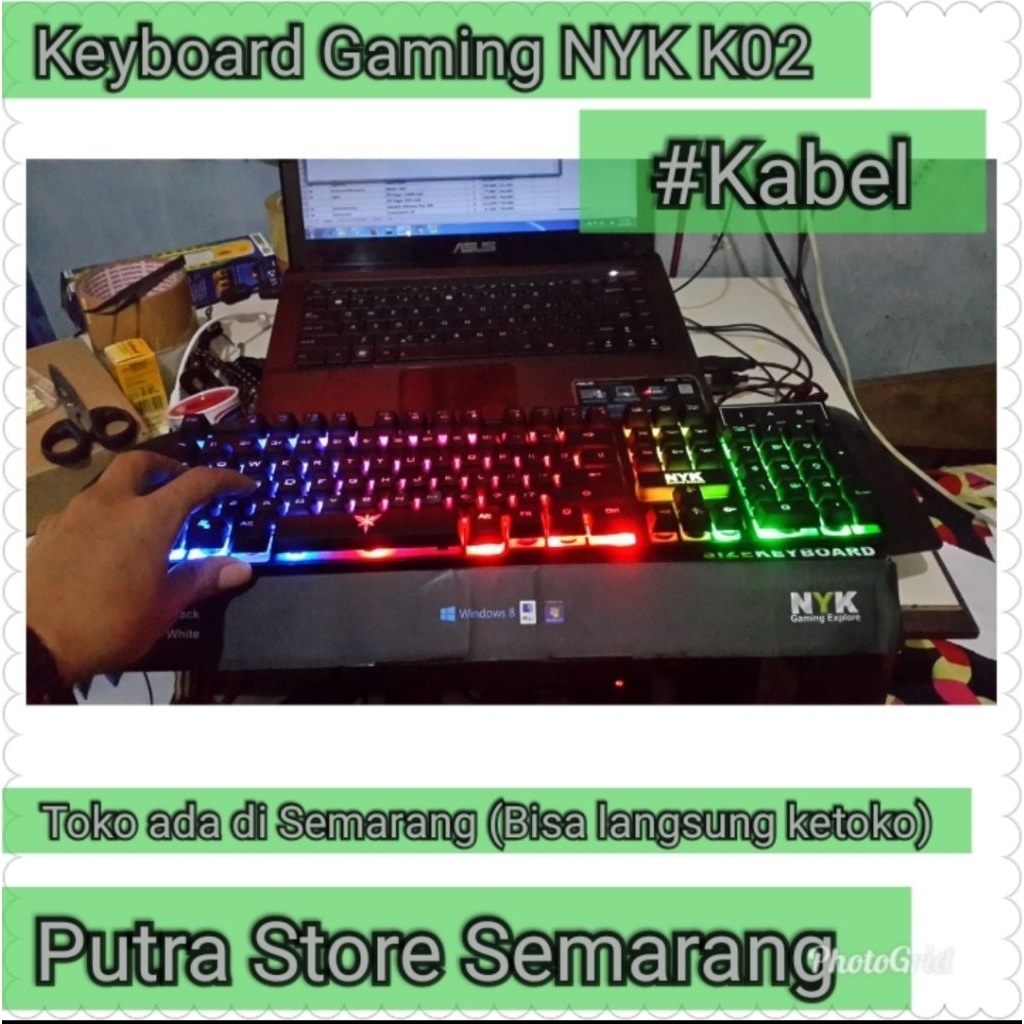 Keyboard Gaming NYK 02 Keyboard External Laptop dan PC keyboard game pc keyboard external