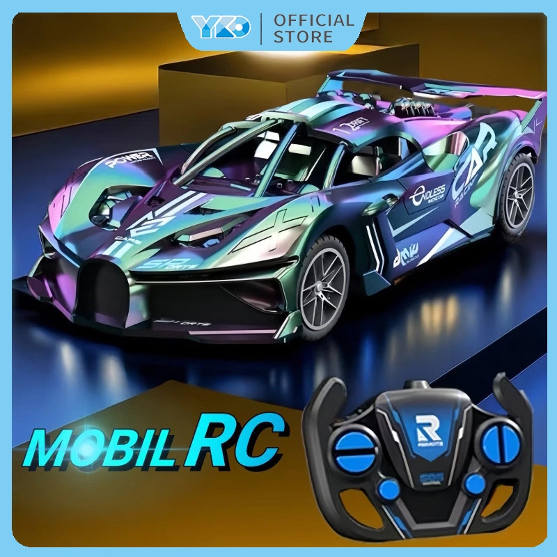 YKO Mobil Balap Remote Control Besar Kecepatan Tinggi Mobil Remote Control RC Mobil Remot  Mobil