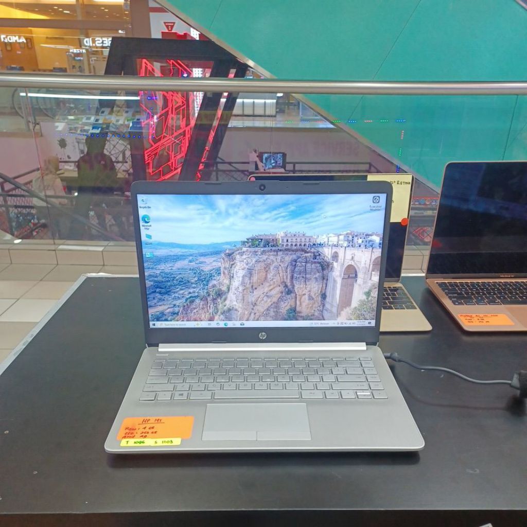 laptop hp 14s dk0024au amd a9 9425 ram 4gb ssd 256gb 1103