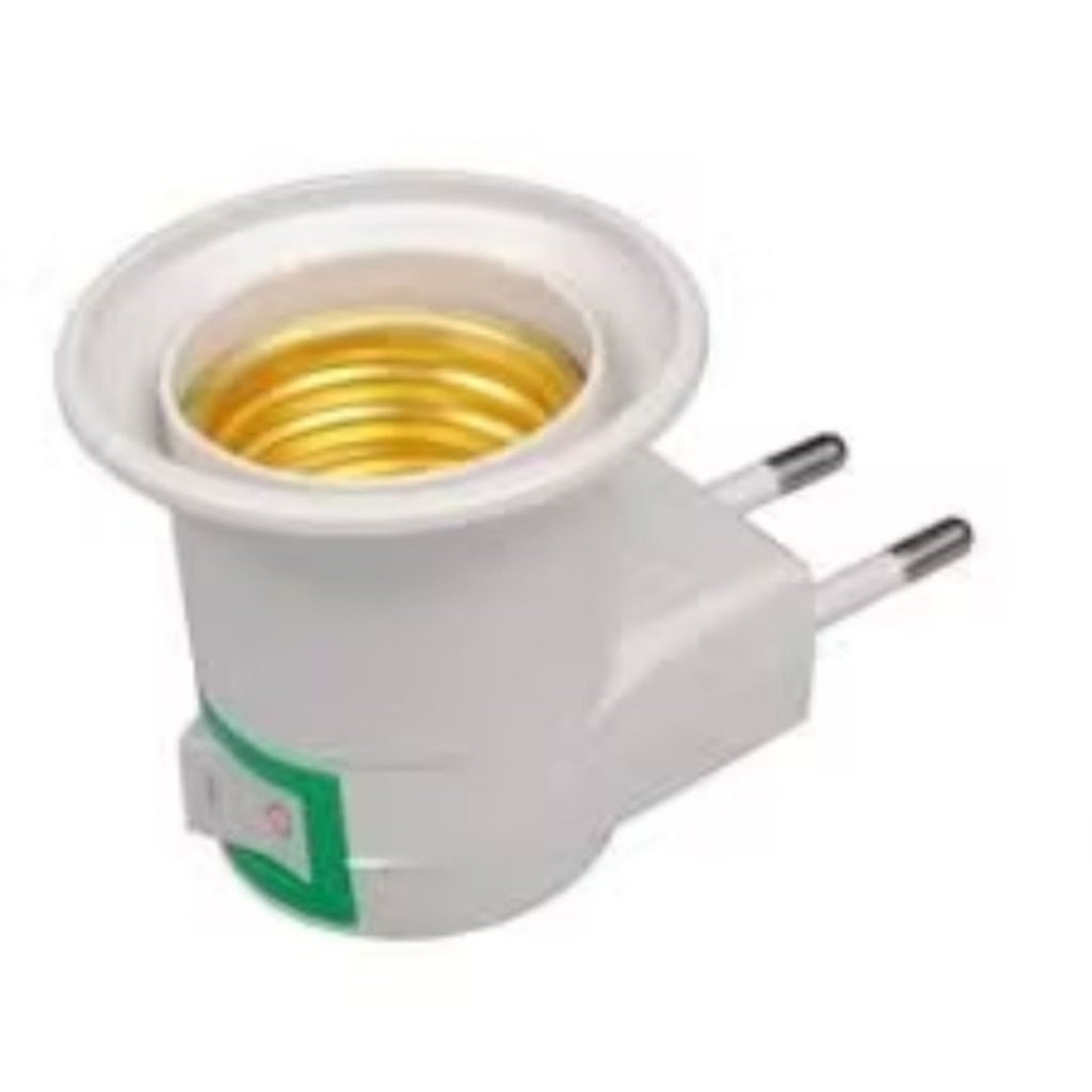 Fitting Lampu Colokan Saklar On OFF