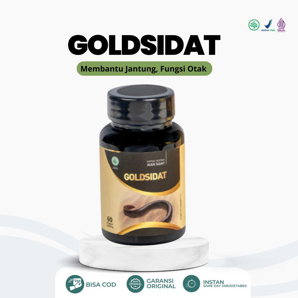 Kapsul Gold Sidat Ekstrak Ikan Sidat Cepat Sembuh