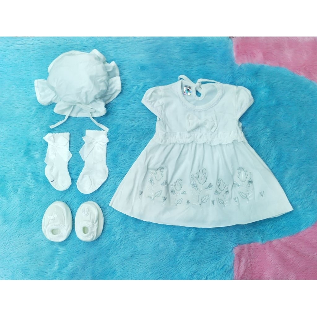 Baju Bayi Newborn Dress Set Anak Perempuan Lucu Cantik Gemas Bayi Imut