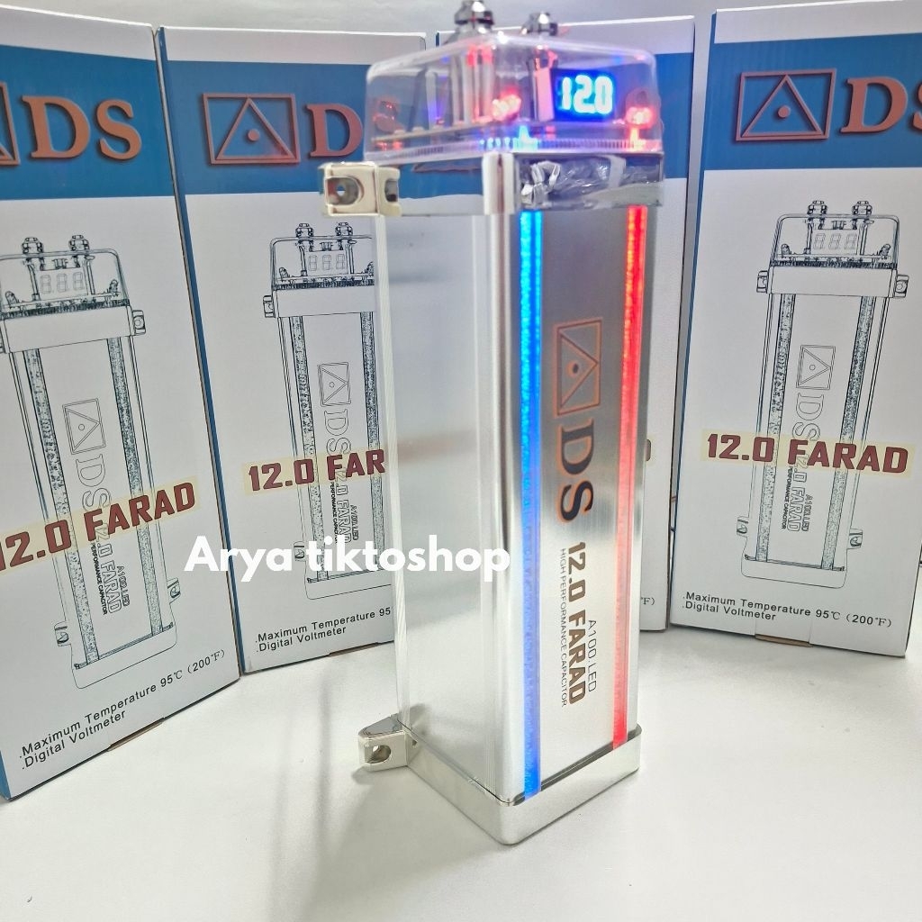 Kapasitor bank 12 Farad ADS Capasitor Bank ADS AD 100LED 12FARAD NEW DESIGN