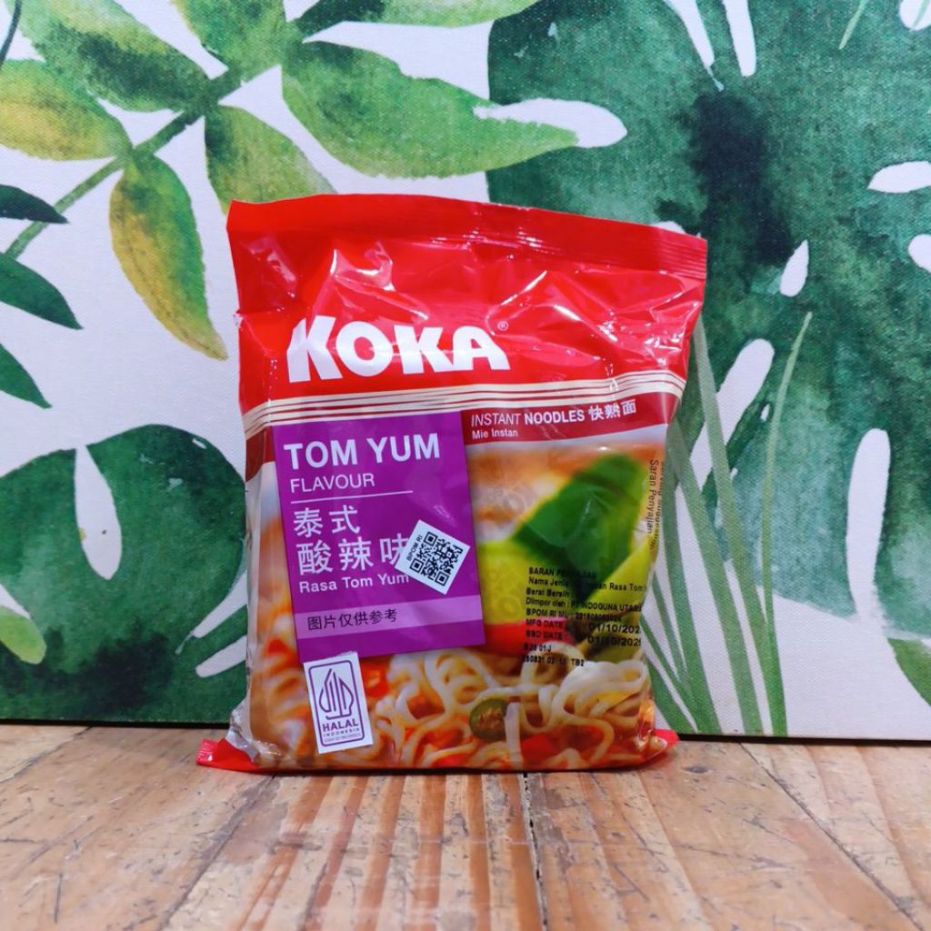 KOKA Instant Noodle Tom Yum Flavour / Koka Mie Instan Rasa Tom Yum 85 gr