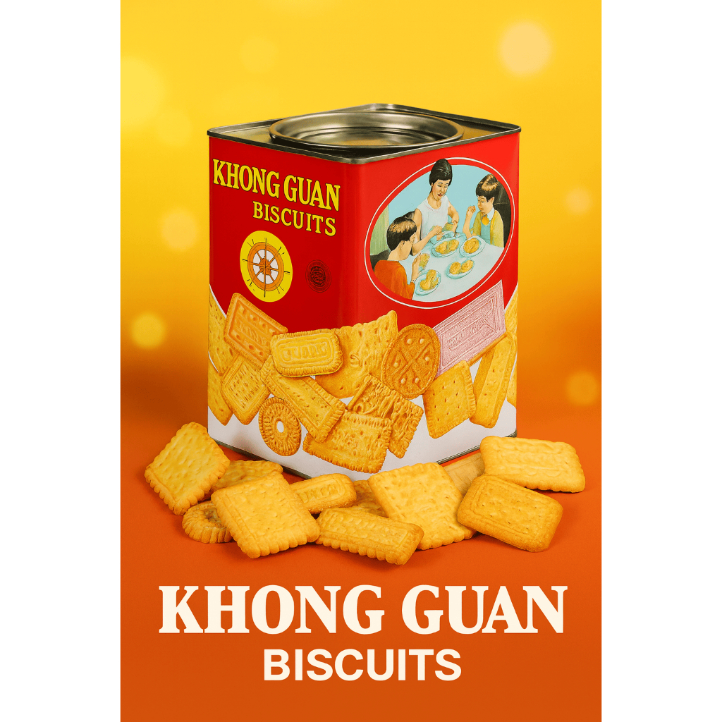 KHONG GUAN KALENG MERAH 1600GR Khong Guan Red Biscuit 1600 gr