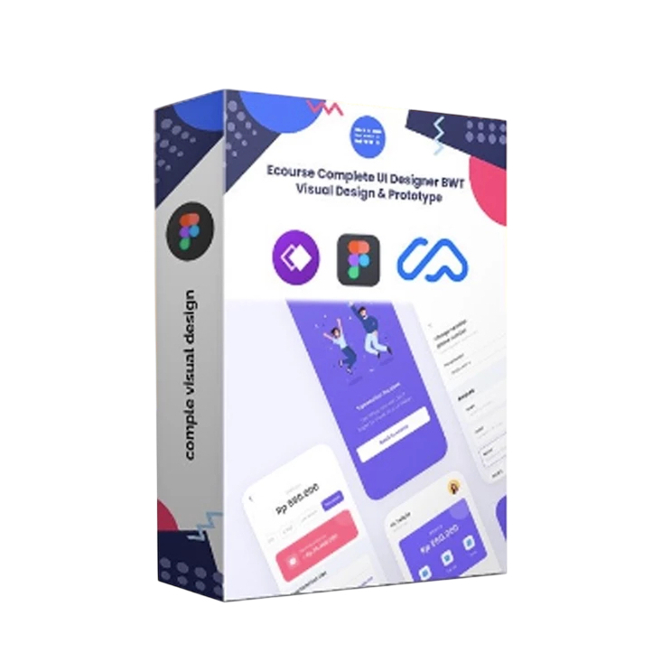 Ecourse Complete UI Designer Visual Design & Prototype