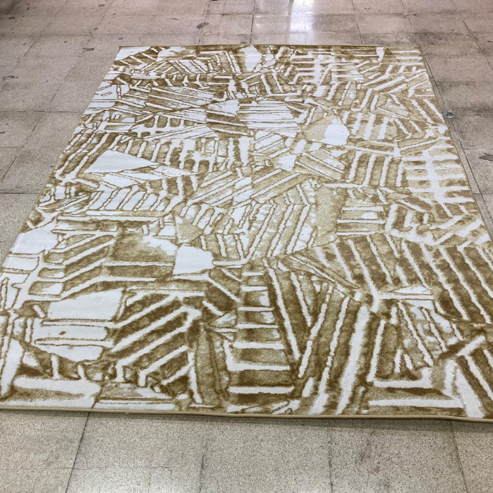 Karpet Turki Import Permadani Asli Turki Uk 160 x 230 White Gold Minimalis