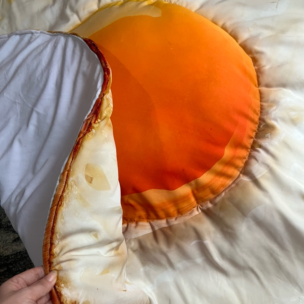 Preloved Selimut Dewasa Telor Ceplok Telur Mata Sapi Murah Cetakan  Satu Sisi