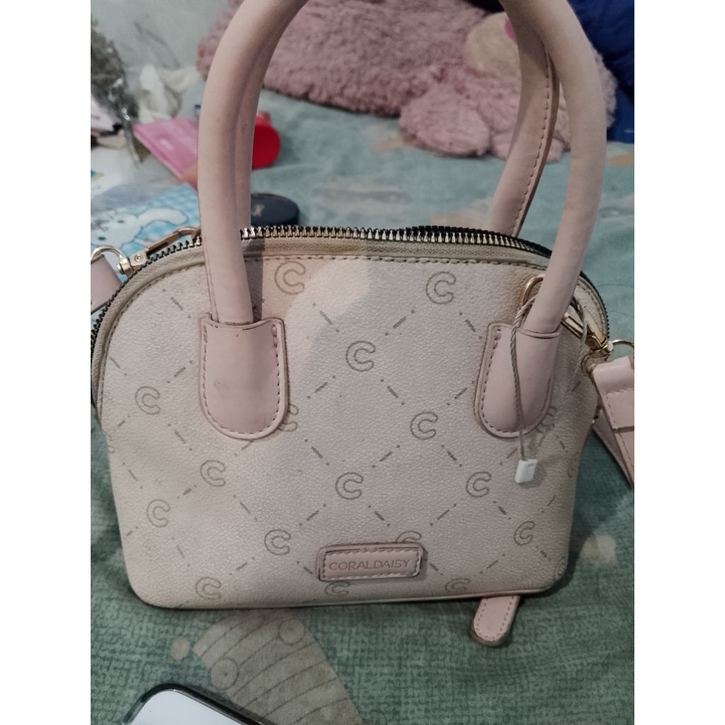 tas slempang coral daisy