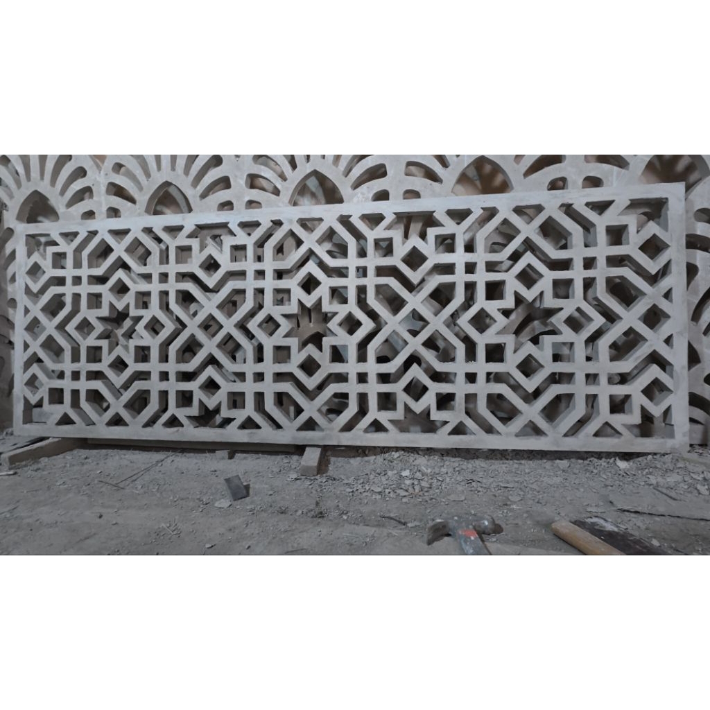JUAL GRC CETAK KRAWANGAN MASIF ORNAMEN DINDING PERM2