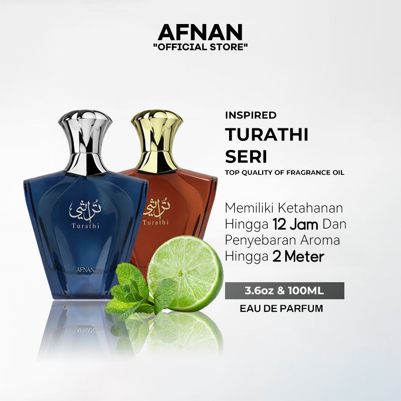 Afnan Turathi Blue Parfum 90ML, Afnan Turathi Brown Parfum, Afnan Official Store, Fragrance World, A