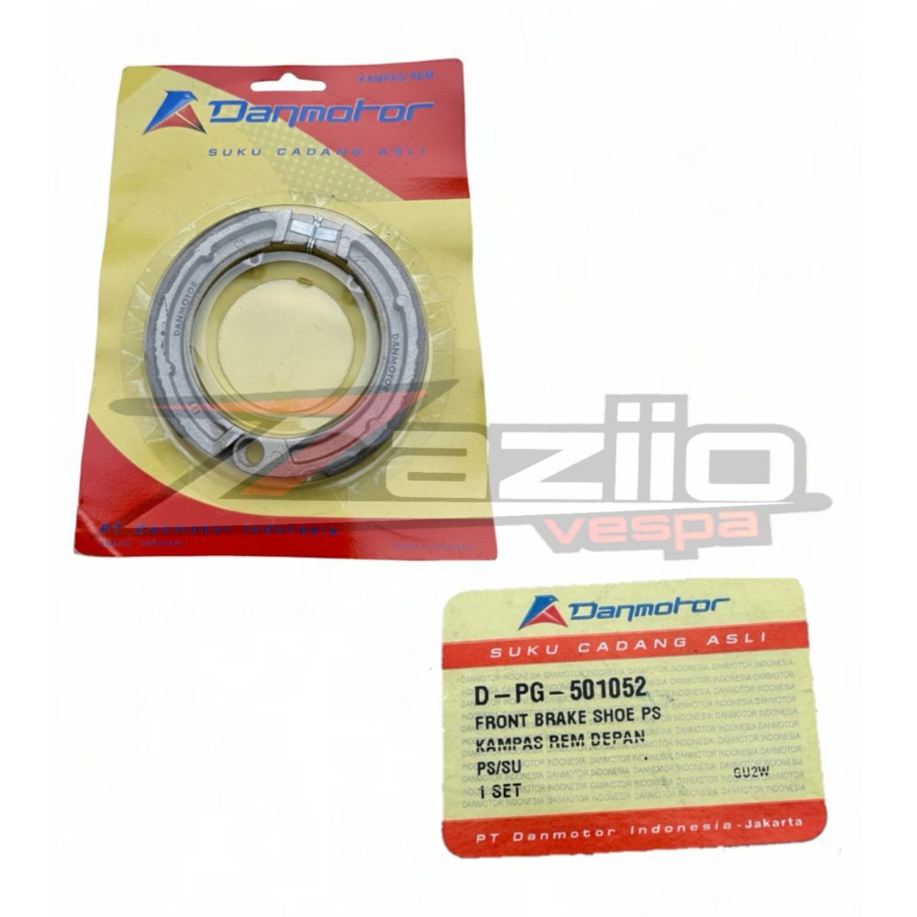 Kampas Rem Vespa Super DANMOTOR